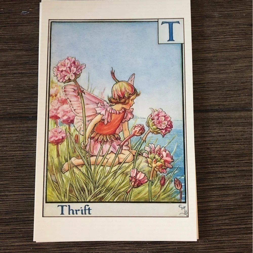 Garden Flower Fairies by: Cicely Mary Barker postcard set #12